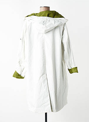 Imperméable manches longues a capuche blanc OOF WEAR femme