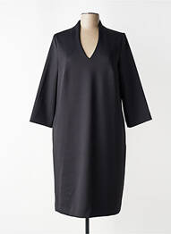 Robe mi-longue manches 3/4 manches 3/4 noir CATNOIR femme