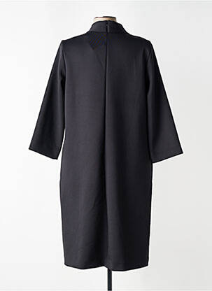 Robe mi-longue manches 3/4 manches 3/4 noir CATNOIR femme