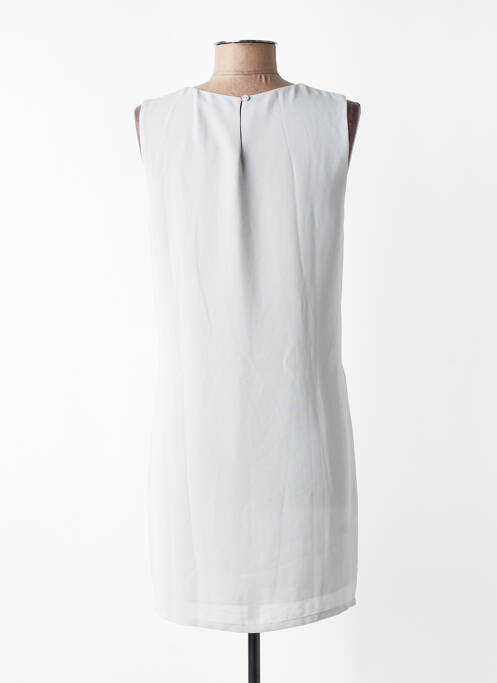Robe courte sans manche sans manche gris COLOR BLOCK femme