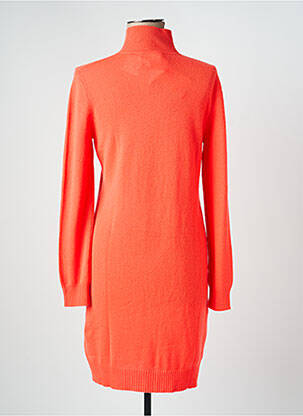 Robe pull stretch manches longues orange ABSOLUT CASHMERE femme