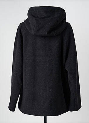 Manteau court capuche a capuche noir FIVE femme