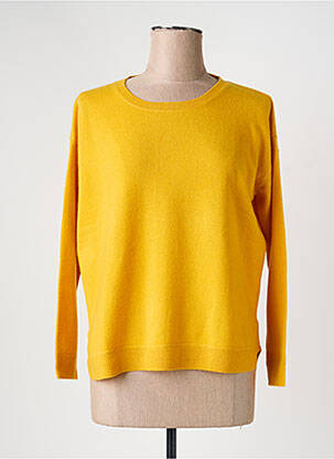 Pull stretch manches longues jaune ESTHEME femme