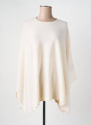 Pull tunique stretch manches 3/4 beige VUE SUR MER femme