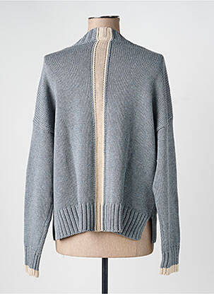 Pull col v manches longues gris TANTÄ femme