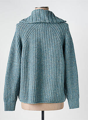 Pull tissage chiné manches longues bleu ZILCH femme