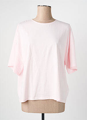 T-shirt stretch manches courtes rose TANTÄ femme
