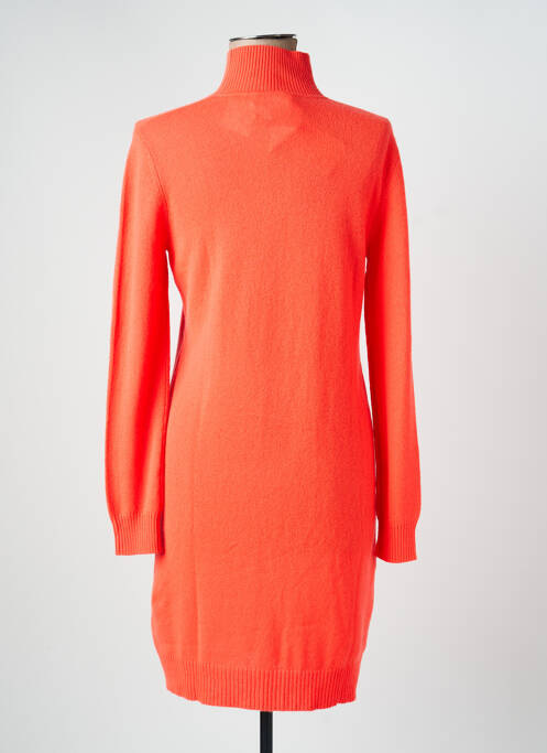 Robe pull stretch manches longues orange ABSOLUT CASHMERE femme