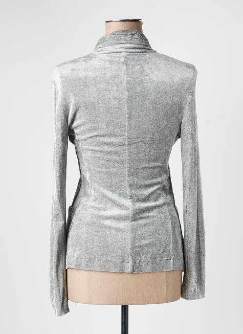 Blazer poches gris MAJESTIC FILATURES femme