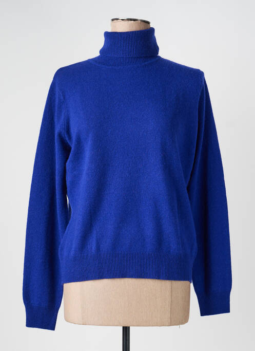 Pull col roulé stretch manches longues rose ABSOLUT CASHMERE femme