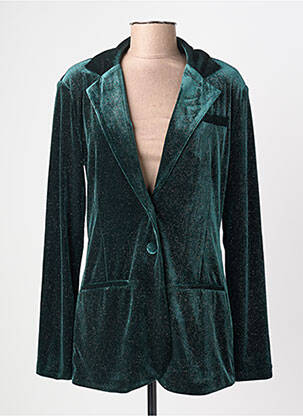 Blazer coupe cintrée vert CREAM femme