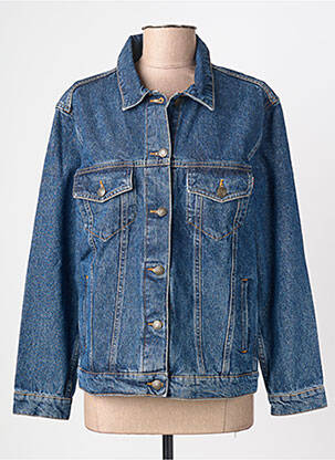 Veste casual coupe droite bleu LA PETITE FRANCAISE femme
