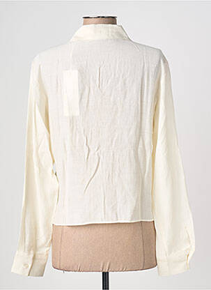 Chemisier coupe cintrée manches longues beige YAYA femme