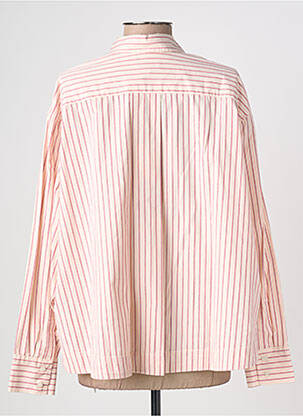 Chemisier coupe droite manches longues rose FIVE femme