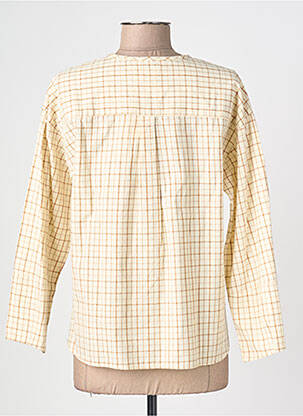 Blouse col rond manches longues jaune INDI & COLD femme