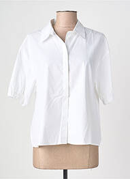 Chemisier manches courtes manches courtes blanc CATNOIR femme