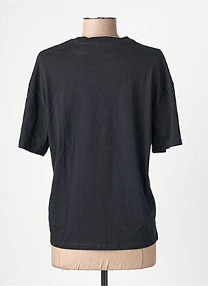 T-shirt sérigraphie floquée manches courtes noir MKT STUDIO femme
