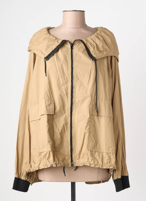 Veste casual coupe droite beige CATNOIR femme