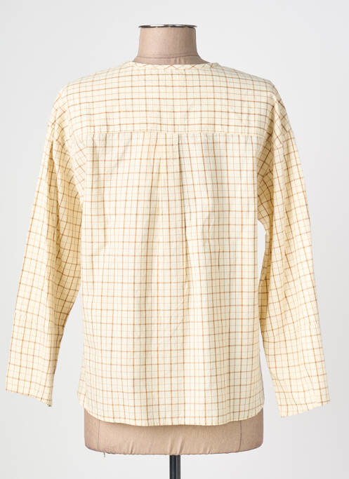 Blouse col rond manches longues jaune INDI & COLD femme