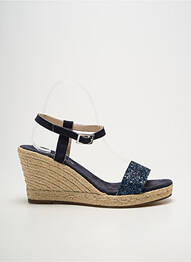 Espadrilles fermeture boucle(s) talon de 7 à 9cm bleu ESCADRILLE femme