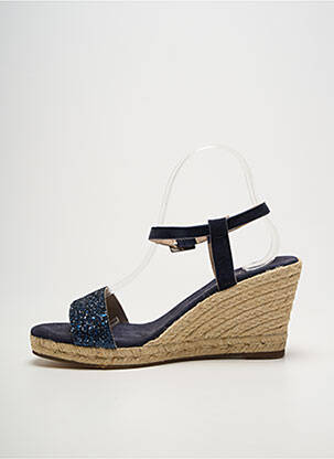 Espadrilles fermeture boucle(s) talon de 7 à 9cm bleu ESCADRILLE femme