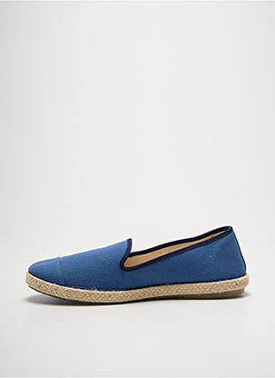 Espadrilles bout rond talon plat jusqu'à 3cm bleu ANGARDE femme