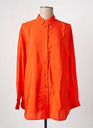 Chemisier coupe fluide manches longues orange SAMSOE & SAMSOE femme