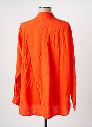 Chemisier coupe fluide manches longues orange SAMSOE & SAMSOE femme