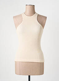 Top stretch sans manche beige SAMSOE & SAMSOE femme