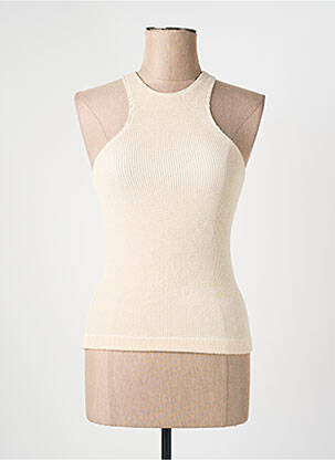 Top stretch sans manche beige SAMSOE & SAMSOE femme