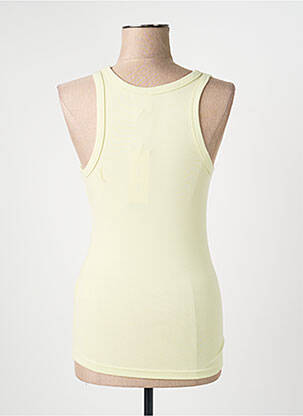 Débardeur stretch sans manche jaune SAMSOE & SAMSOE femme