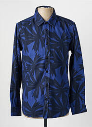 Chemise manches longues imprimé fantaisie bleu BASK IN THE SUN homme