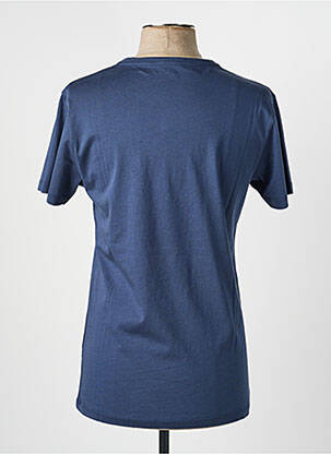 T-shirt coupe cintrée manches courtes bleu STEPART homme