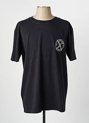 T-shirt stretch manches courtes noir BLOTTER ATELIER homme