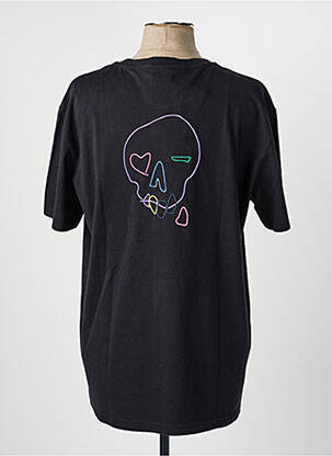 T-shirt stretch manches courtes noir BLOTTER ATELIER homme