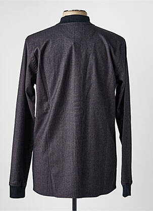 Chemise manches longues coupe cintrée noir BLOTTER ATELIER homme