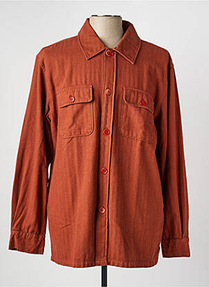 Chemise manches longues poches marron BASK IN THE SUN homme