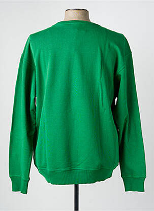 Sweat-shirt stretch manches longues vert BLOTTER ATELIER homme