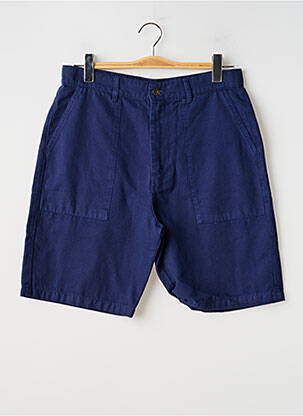 Short tissage popeline taille normale bleu OLOW homme
