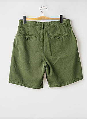 Short tissage popeline taille normale vert BASK IN THE SUN homme