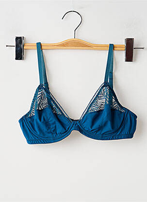 Soutien-gorge effet matière satinée haut soutien-gorge emboitant vert LE SLIP FRANCAIS femme