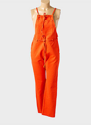 Salopette sans manche sans manche orange GRAINE femme