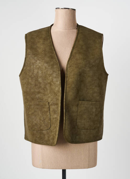 Veste casual coupe droite vert MKT STUDIO femme