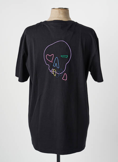 T-shirt stretch manches courtes noir BLOTTER ATELIER homme