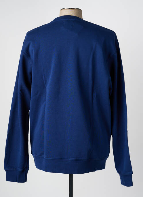 Sweat-shirt stretch manches longues bleu COLORFUL STANDARD homme