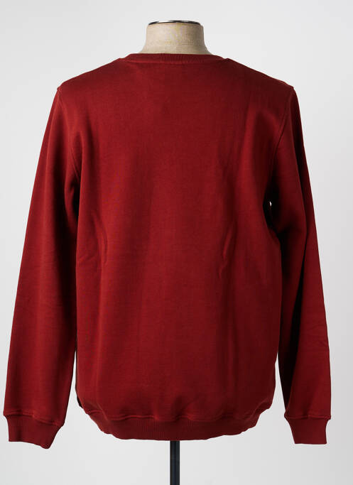 Sweat-shirt stretch manches longues marron BLOTTER ATELIER homme