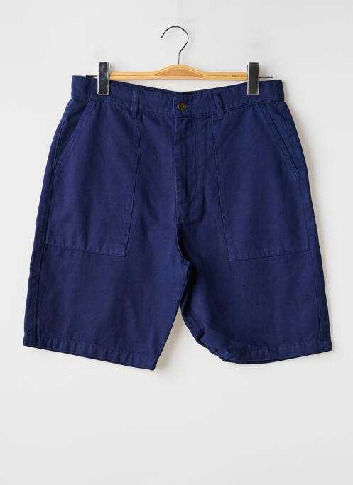 Short tissage popeline taille normale bleu OLOW homme