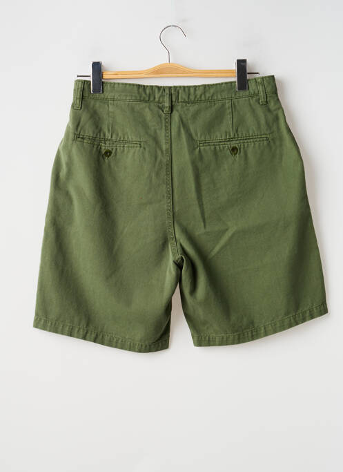 Short tissage popeline taille normale vert BASK IN THE SUN homme