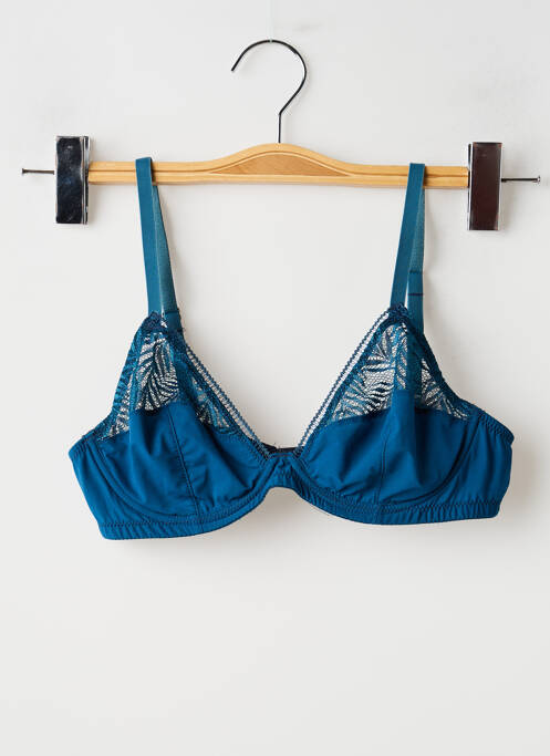Soutien-gorge effet matière satinée haut soutien-gorge emboitant vert LE SLIP FRANCAIS femme