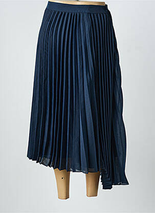 Jupe longue coupe droite bleu SAMSOE & SAMSOE femme